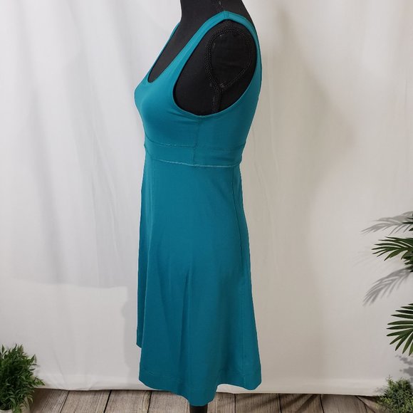 EASTERN MOUNTAIN TEAL SPORTS DRESS - SIZE SMALL - Picture 3 of 9